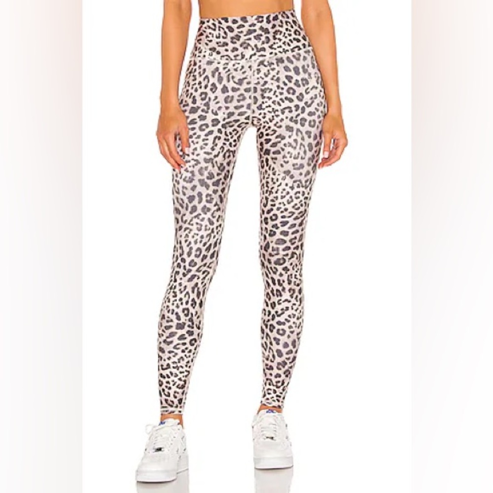Revolve New Spiritual Gangster High Waist Intent Legging in leopard XL Pilates